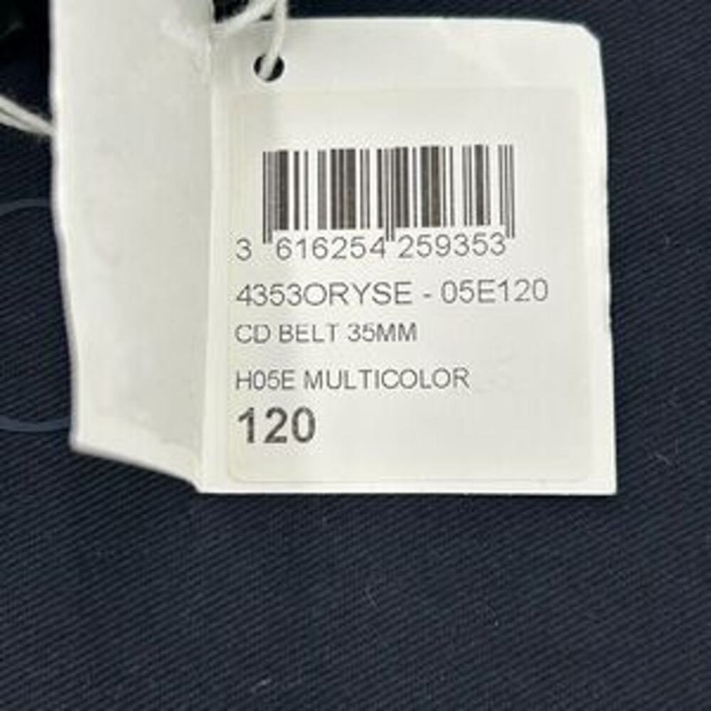 Men's Dior oblique jacquard reversible belt size 120 cm/46 inches made in Italy - Picture 10 of 13